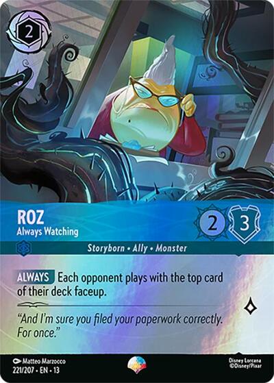 Roz, Always Watching