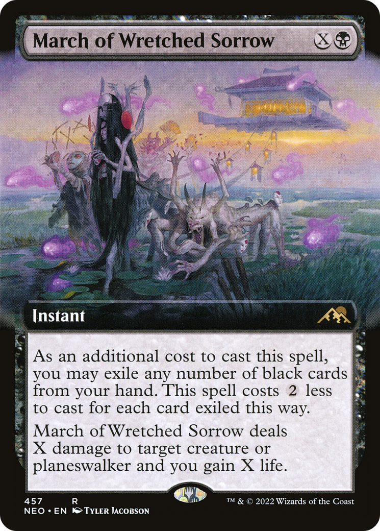 March of Wretched Sorrow (457) (Extended Art) - Foil
