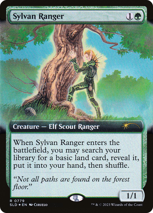 Sylvan Ranger (0779) (Extended Art) - Foil