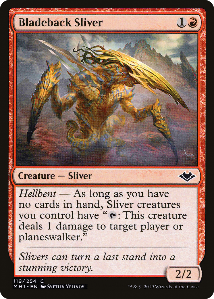 Bladeback Sliver - Foil