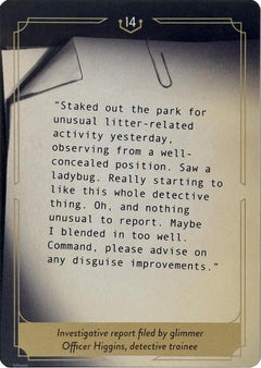 Whispers in the Well Case File Cards (14 of 18)