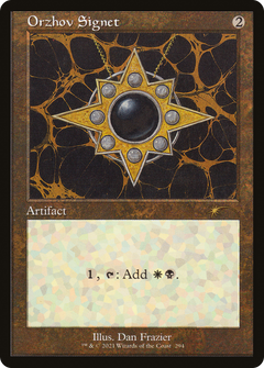 Orzhov Signet (294) (Retro Frame) - Foil Etched
