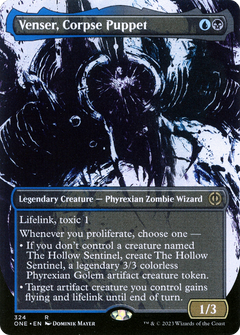 Venser, Corpse Puppet (324) (Borderless) (Showcase) - Foil