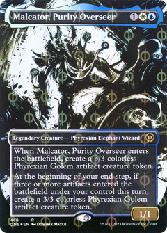 Malcator, Purity Overseer (468) (Borderless) (Showcase) - Compleat Foil