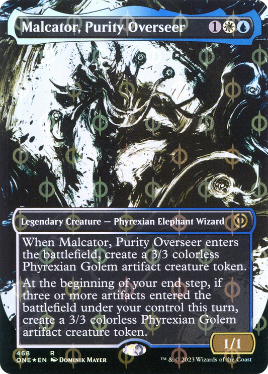Malcator, Purity Overseer (468) (Borderless) (Showcase) - Compleat Foil