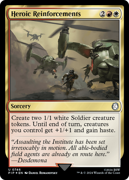 Heroic Reinforcements (0746) - Surge Foil