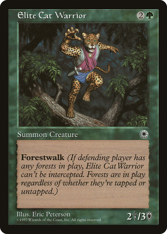 Elite Cat Warrior (With Reminder Text)