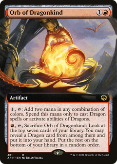 Orb of Dragonkind (381) (Extended Art) - Foil