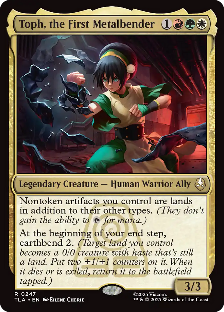 Toph, the First Metalbender - Foil tla