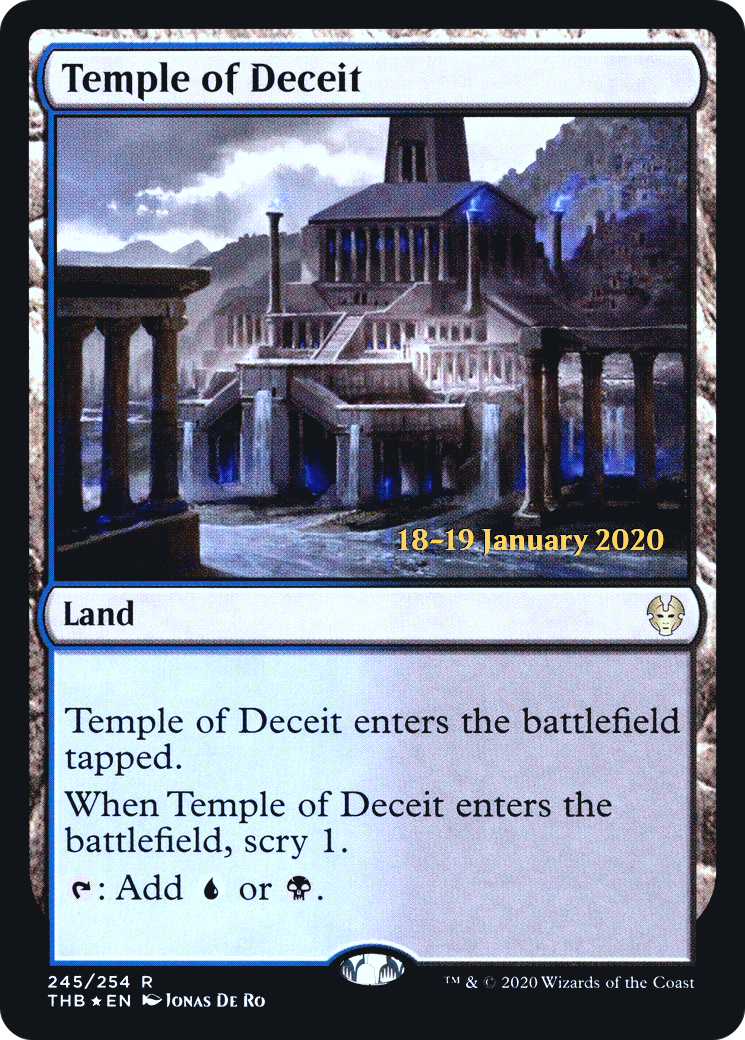 Temple of Deceit (245) (Prerelease) - Foil