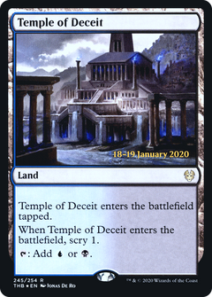 Temple of Deceit (245) (Prerelease) - Foil