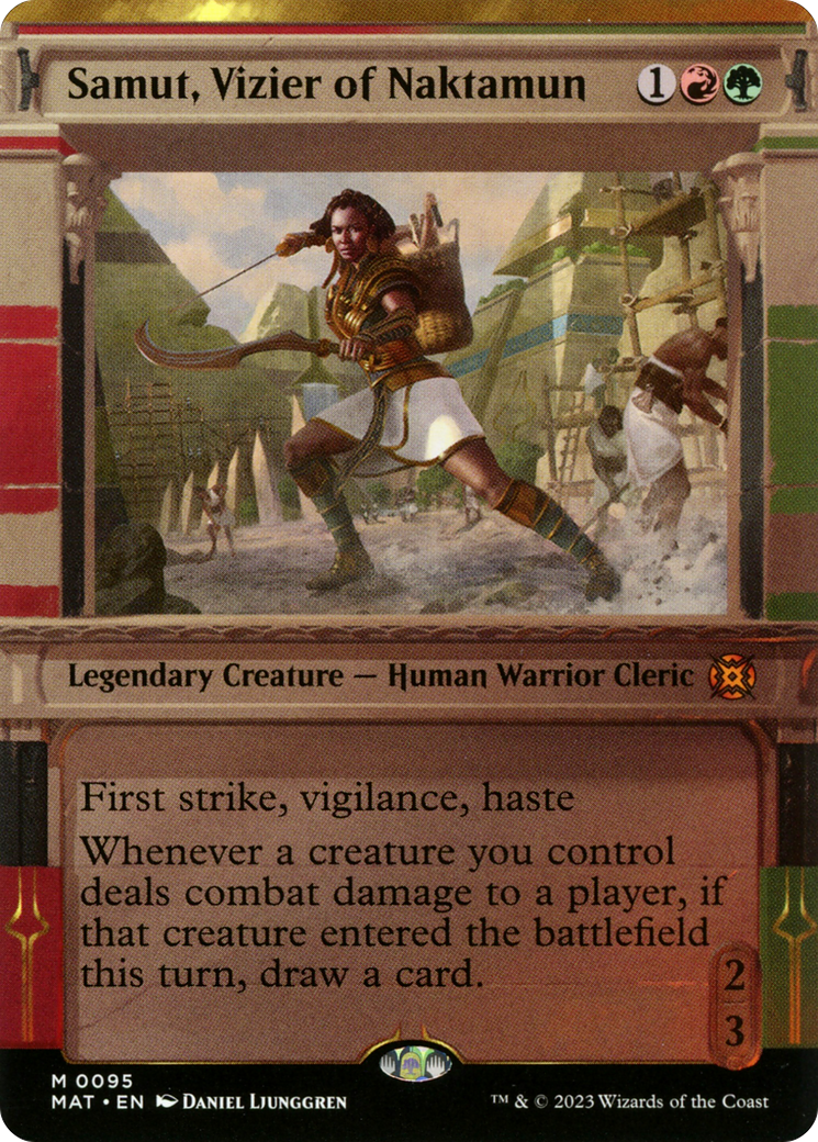 Samut, Vizier of Naktamun (0095) (Showcase) - Foil