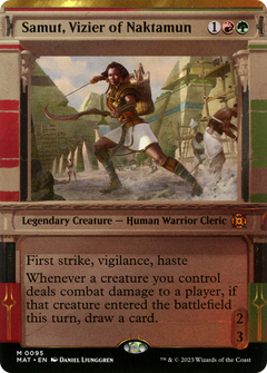 Samut, Vizier of Naktamun (0095) (Showcase) - Foil
