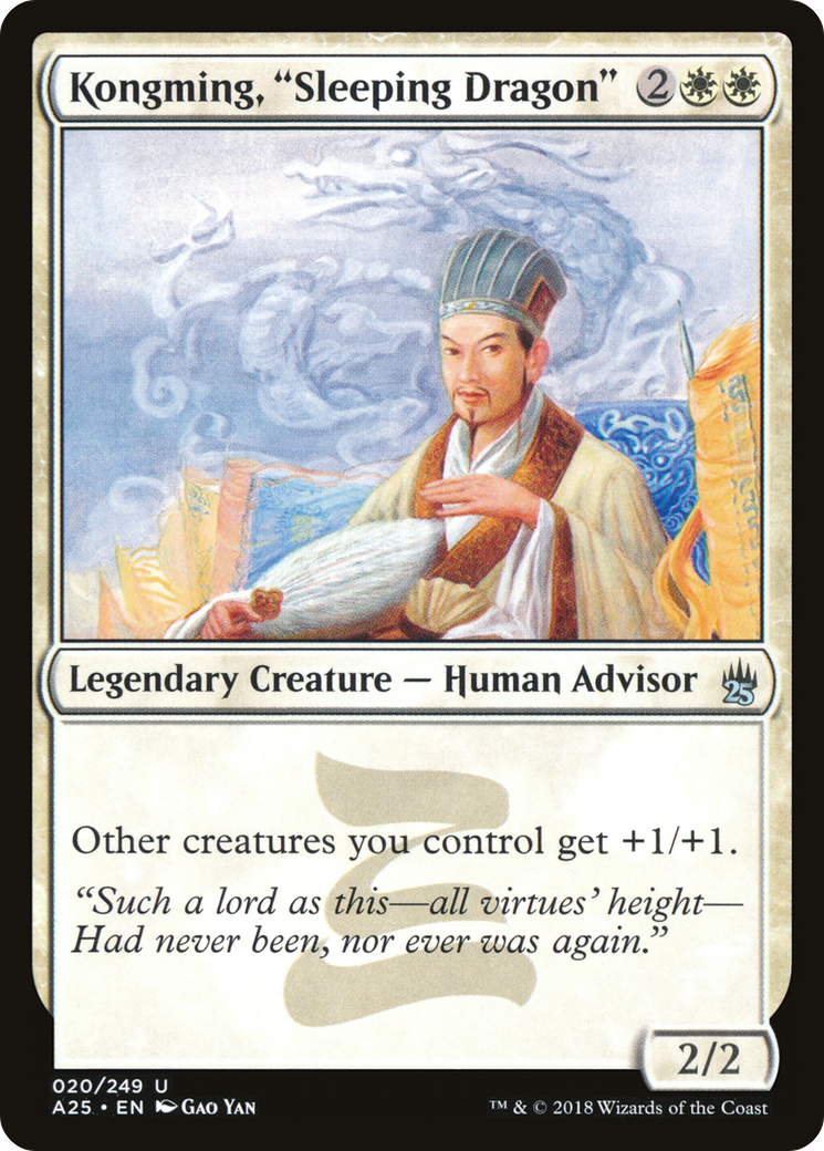 Kongming, "Sleeping Dragon" - Foil