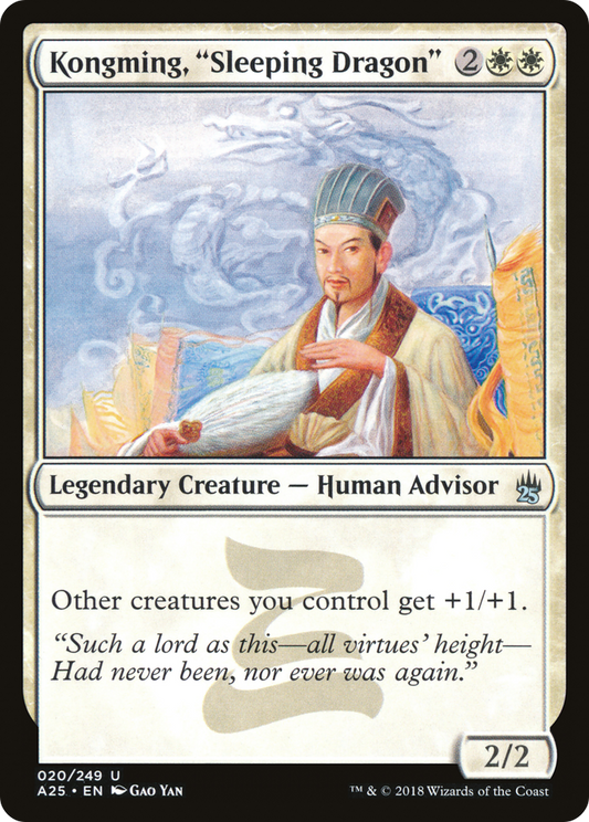 Kongming, "Sleeping Dragon" - Foil
