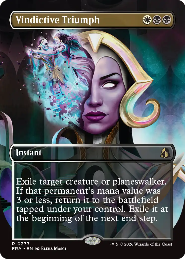 Vindictive Triumph (0377) (Borderless) (FRA) - Foil