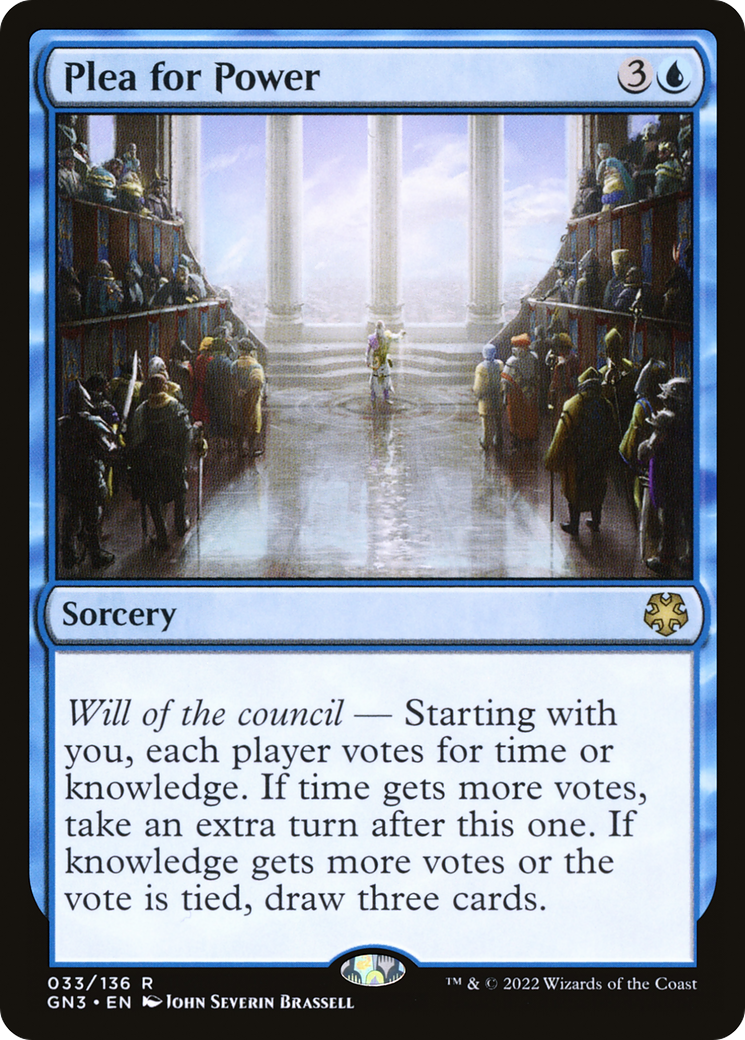 Plea for Power