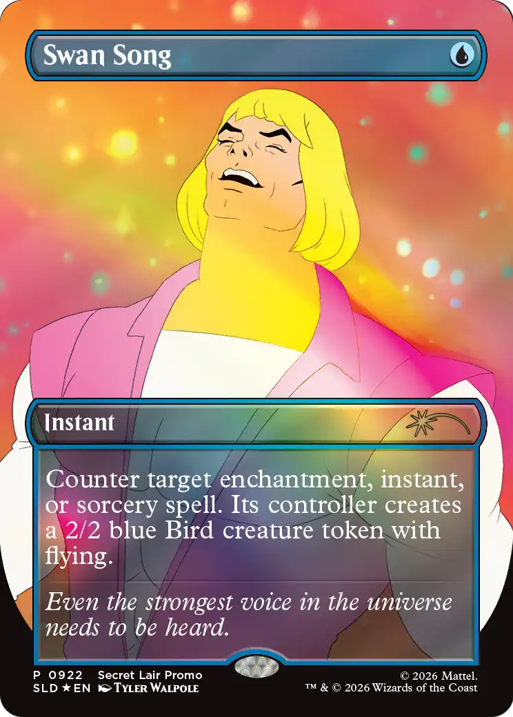 Swan Song (0922) (Borderless) (SLD) - Foil