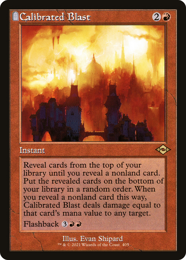 Calibrated Blast (405) (Retro Frame)