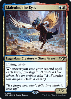 Malcolm, the Eyes (0219) (Prerelease) - Foil