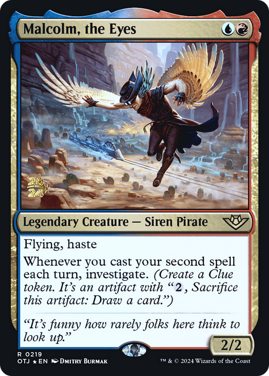 Malcolm, the Eyes (0219) (Prerelease) - Foil