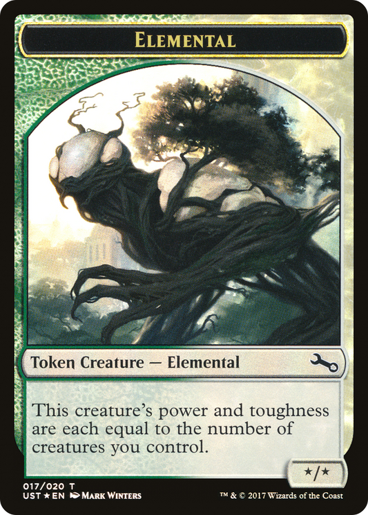 Elemental Token (017) (TUST) - Foil