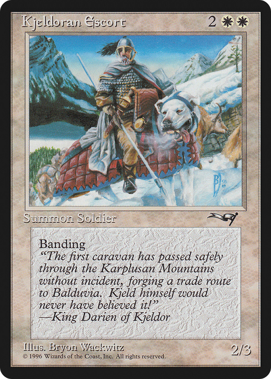 Kjeldoran Escort (Red Blanket)