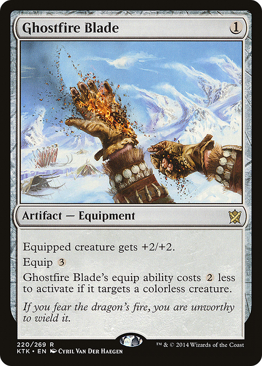 Ghostfire Blade - Foil