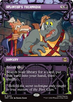 Splinter's Technique (0233) (Sewer Frame) (TMT)