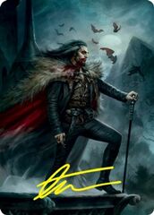 Dracula, Blood Immortal (71/81) Art Card (AVOW) - Gold-Stamped Signature