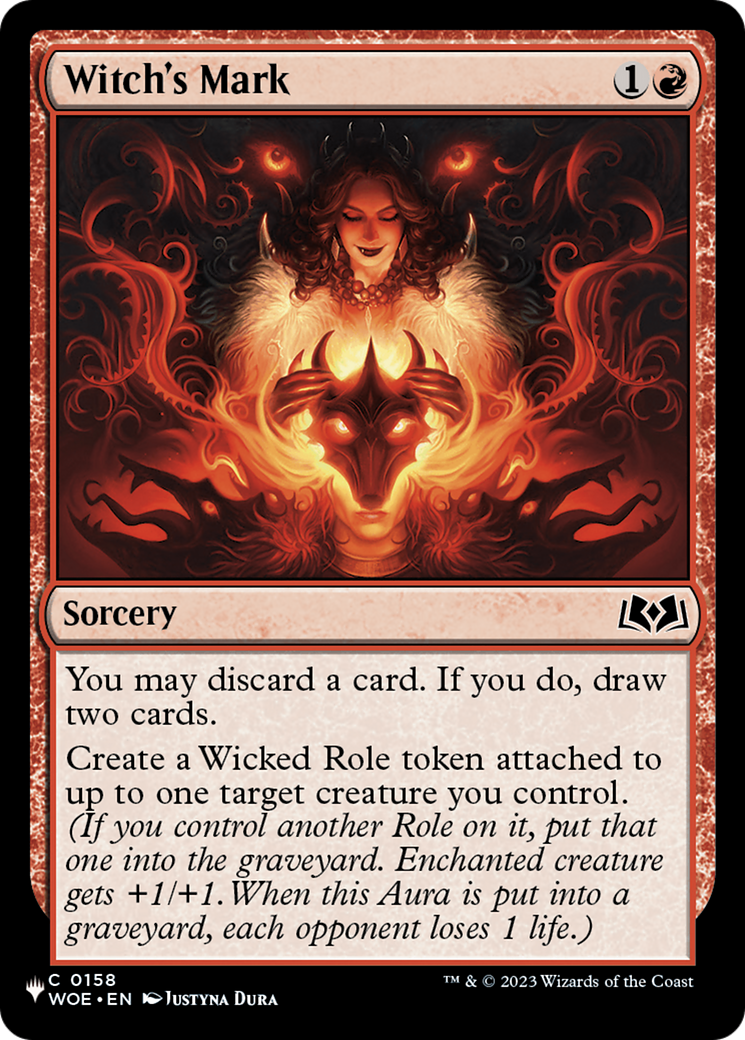 Witch's Mark (0158) (PLST)