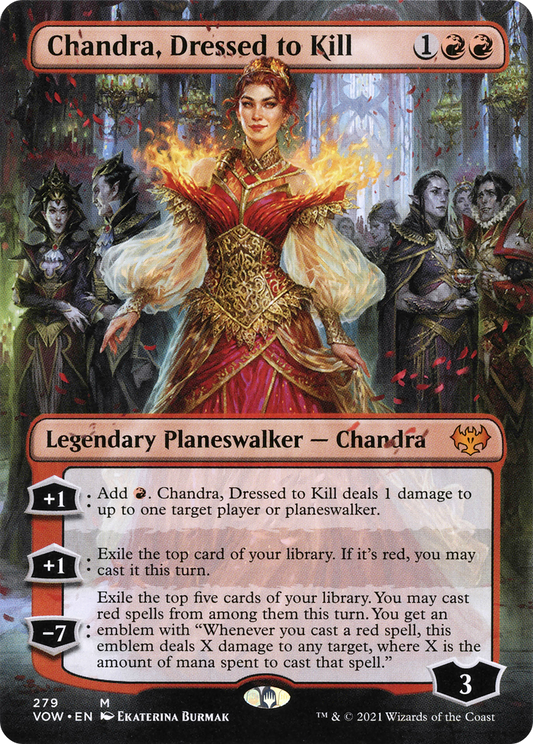 Chandra, Dressed to Kill (279) (Borderless) - Foil