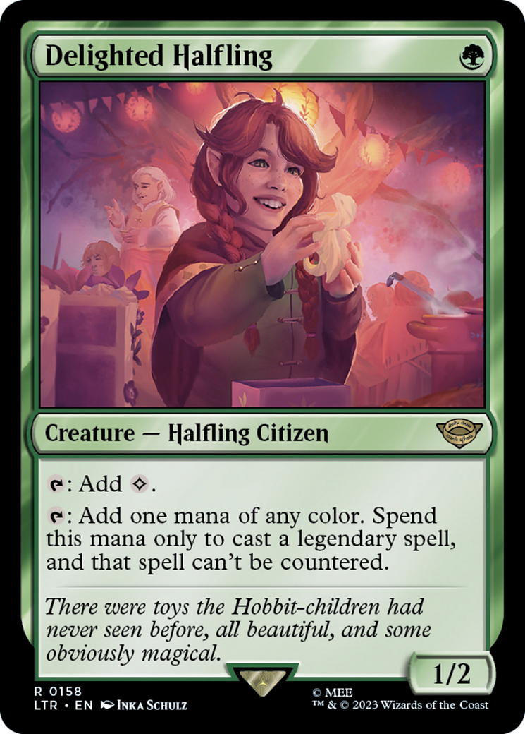 Delighted Halfling - Foil