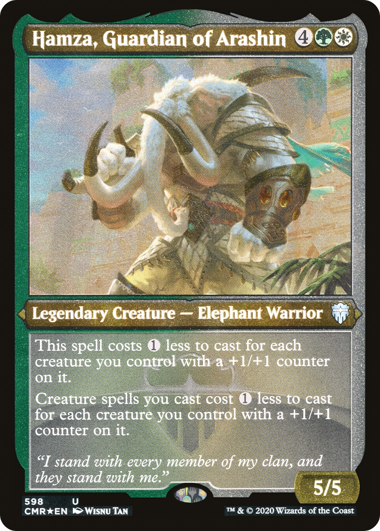 Hamza, Guardian of Arashin - Foil Etched