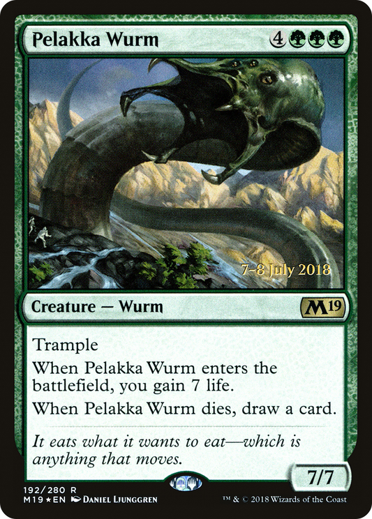 Pelakka Wurm (192) (Prerelease) - Foil