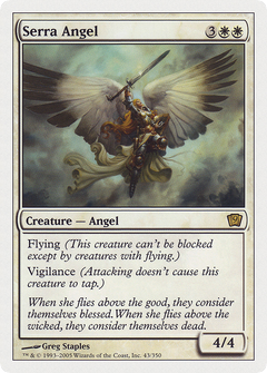 Serra Angel (9th Edition) (Oversized) (Box Topper Promo) (O9TH)