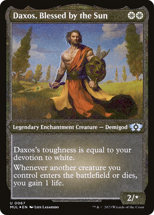Daxos, Blessed by the Sun (0067) - Foil Etched