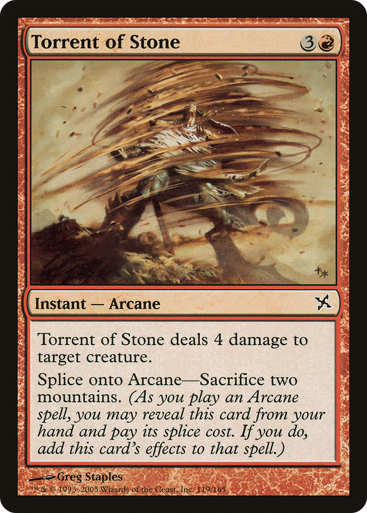 Torrent of Stone - Foil