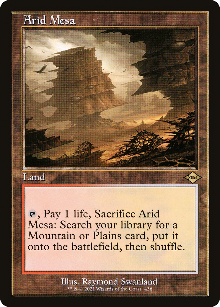 Arid Mesa (436) (Retro Frame) - Foil Etched