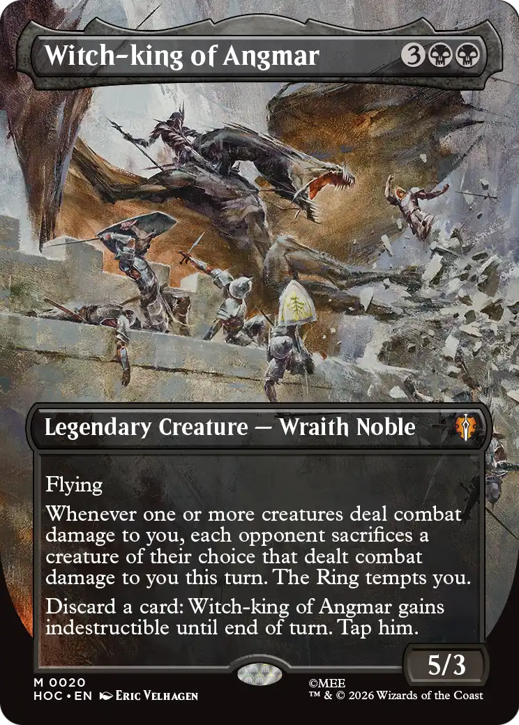 Witch-king of Angmar (0020) (Borderless) (HOC) - Foil