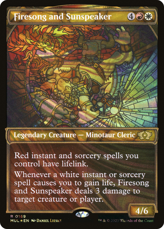 Firesong and Sunspeaker (0169) (Showcase) - Halo Foil