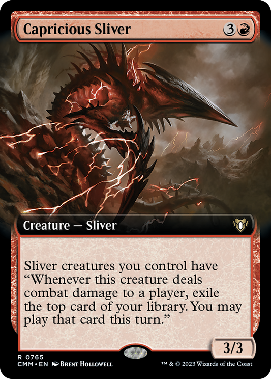 Capricious Sliver (0765) (Extended Art) - Foil