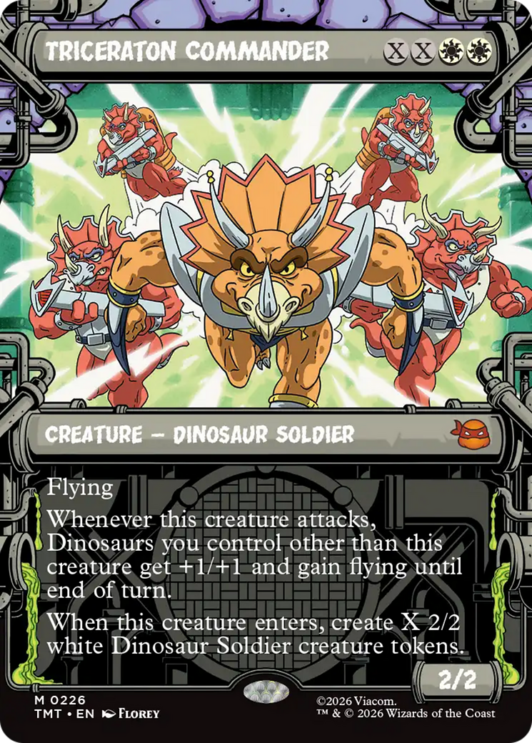 Triceraton Commander (0226) (Sewer Frame) (TMT)