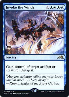 Invoke the Winds (058) (Prerelease) - Foil