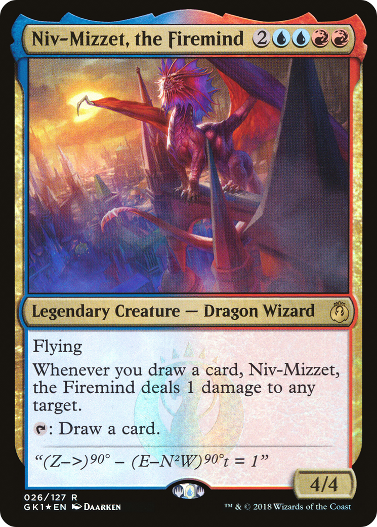 Niv-Mizzet, the Firemind (GK) - Foil