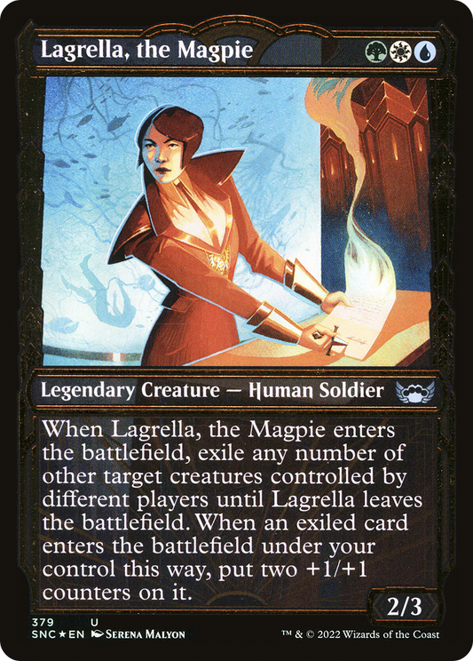 Lagrella, the Magpie (379) (Showcase) - Gilded Foil