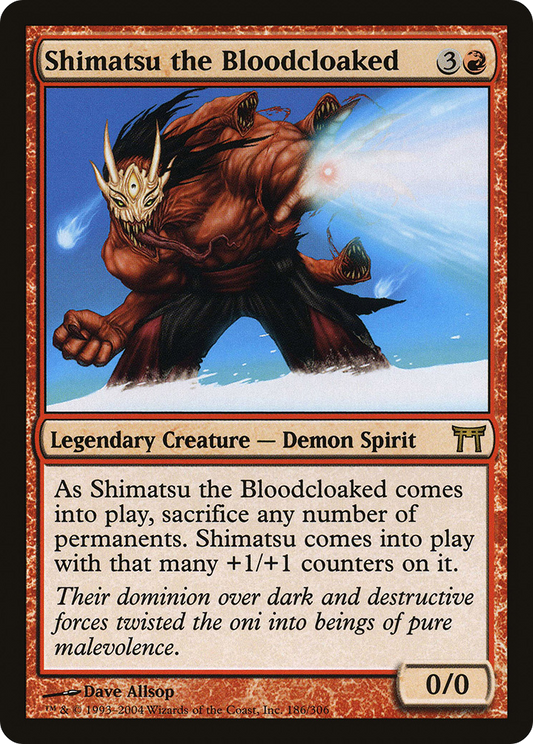 Shimatsu the Bloodcloaked - Foil