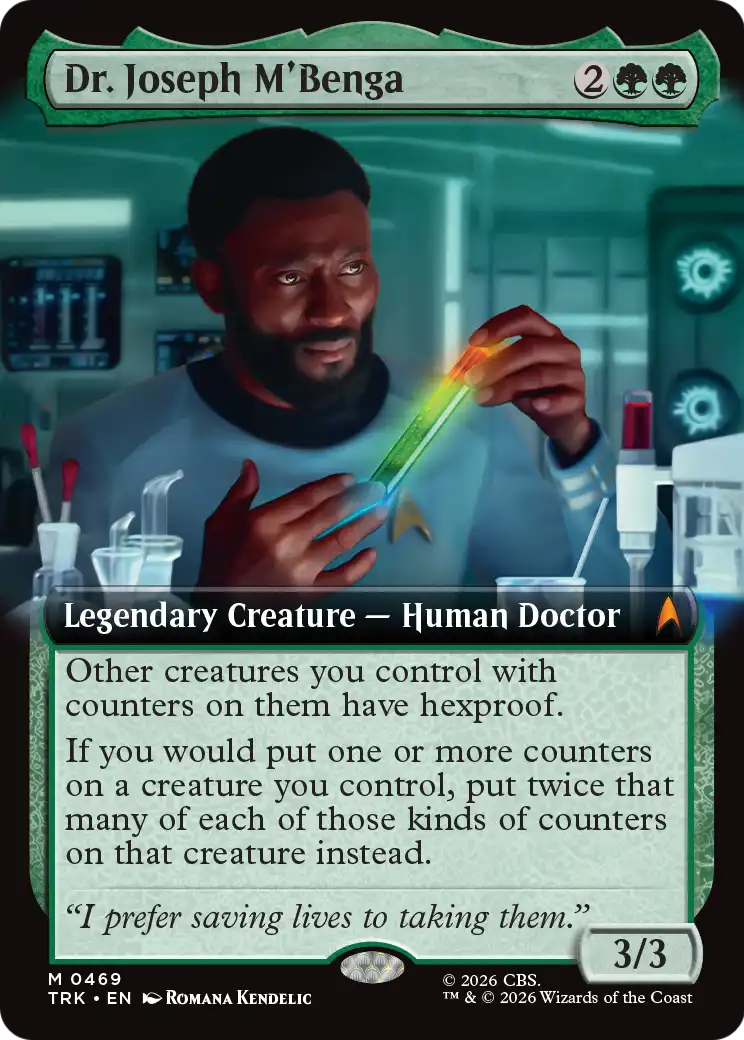 Dr. Joseph M'Benga (0469) (Extended Art) (TRK)