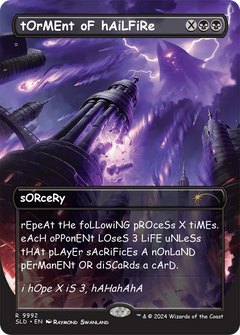 Torment of Hailfire (9992) (Borderless) - Rainbow Foil