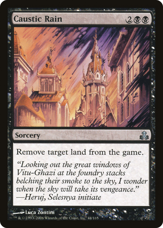 Caustic Rain - Foil